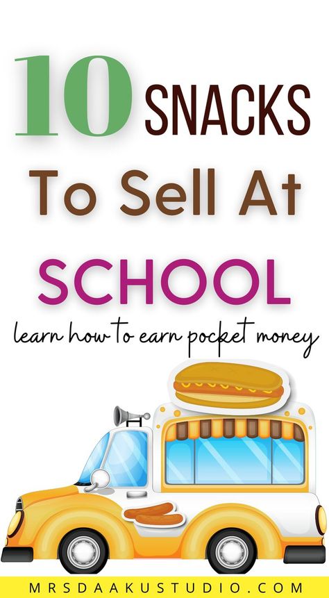 Do you go to school? Are you looking to earn some pocket money? Selling snacks at school is a best option to make money. You can sell chocolate bars, hand-made snacks, cup noodles, donuts, and cookies to earn pocket money to pay your expenses.