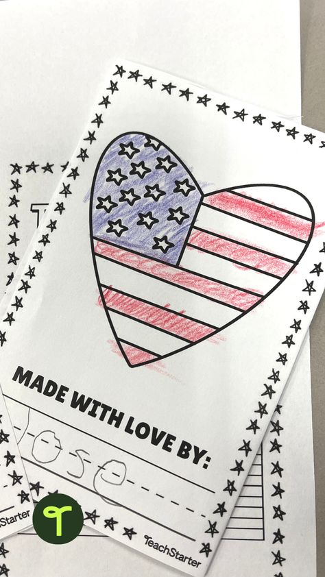 Veterans Day Cards Printables, Veterans Day Ideas For School, Veterans Day Craft Kindergarten, Veterans Day Thank You Cards From Kids, Veterans Day Cards For Kids To Make, Veterans Day Printables Free, Free Veterans Day Printables For Kids, Veterans Day Cards For Kids, Veterans Day Preschool