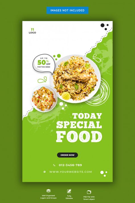 Food menu and restaurant instagram story... | Premium Psd #Freepik #psd #banner #food #menu #sale Food Design Ideas, Menue Design, Restaurant Social Media, Food Story, Ayam Bakar, Restaurant Flyer, Stories Design, Food Banner, Food Menu Design