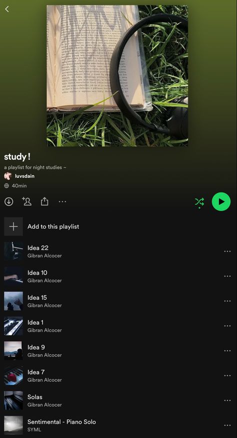 Spotify Study Playlist, Study Playlist, Romanticising School, I Need Motivation, Short Attention Span, Music Vibes, Hawaiian Birthday, Song Suggestions, Make School