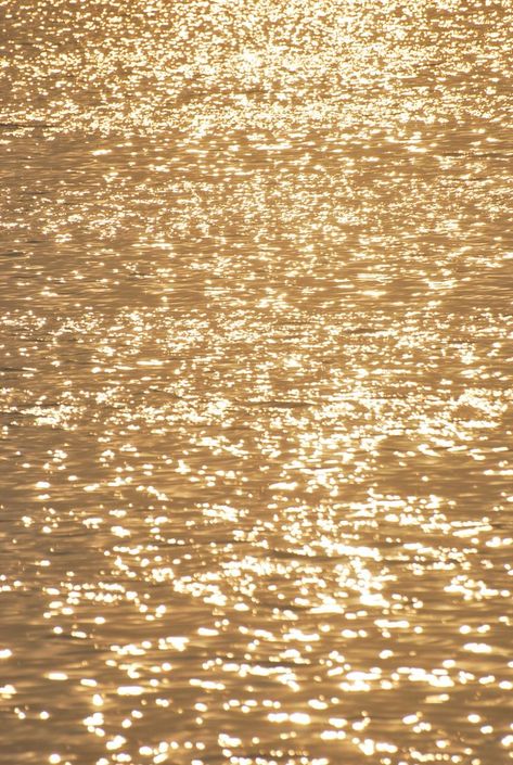 Ocean Golden Hour, Ocean Projects, Texture Jewelry, Golden Time, Hydrogen Water, The Golden Hour, Gold Spray Paint, Gold Water, Golden Days