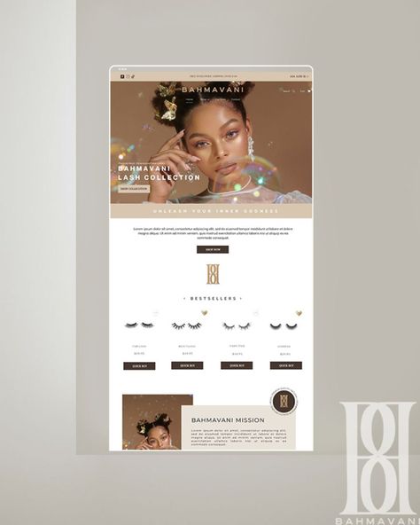 Custom shopify design for a eyelash brand Eyelash Website Design, Lash Website Ideas, Website Layout Inspiration, Business Graphics, Eyelash Brands, Thank You Card Design, Shopify Website Design, Header Design, Strip Eyelashes