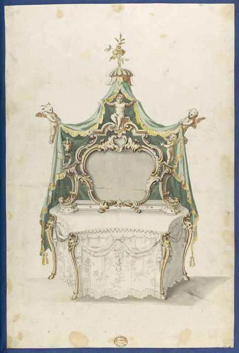 Thomas Chippendale | Toilet Table, from Chippendale Drawings, Vol. II | The Met Toilet Table, John Linnell, Thomas Chippendale, Vintage Toilet, London Artist, Classic Image, Historical Characters, Historical Maps, Victoria And Albert Museum