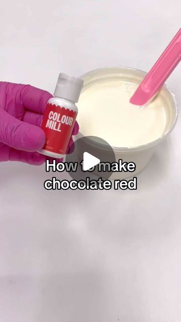 How To Colour Chocolate, Best Way To Melt Chocolate For Dipping, Coloring Chocolate, Melt Chocolate For Dipping, Treat Making, Red Chocolate, Trial And Error, Tutorial Video, Chocolate Dipped