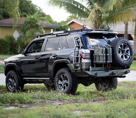 Overland 4runner, Roof Access Ladder, Toyota Surf, 4runner Accessories, 4runner Forum, 4runner Mods, Tactical Truck, Toyota 4runner Trd, Suv Camping