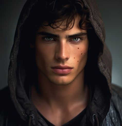 Male Book Character Inspiration, Kane Ravenwood, Dark Hair Male Character Inspiration, Book Character Inspiration, Male Fanart, Male Character Inspiration, Black Hair Green Eyes, Dark Blue Eyes, Blue Eyed Men