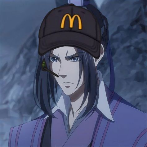 Jiang Cheng Pfp, Jiang Cheng Icon, Mxtx Characters, Jiang Cheng, Anime Military, Goofy Pictures, Just Friends, Matching Pfp, Reaction Pictures