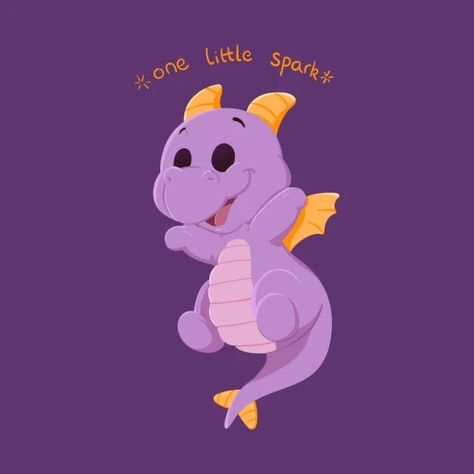 Purple Dragon, Side View, T Shirts, Disney, Purple, T Shirt