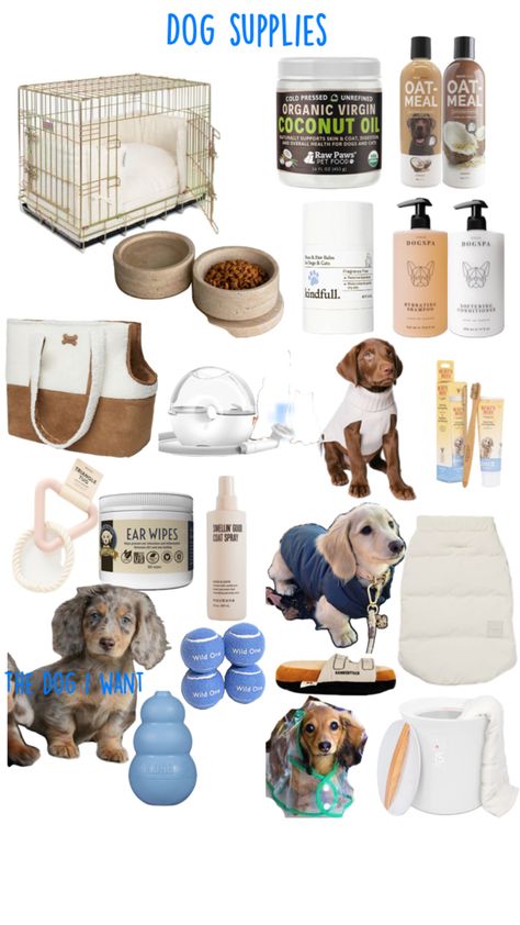 Dog Room Design, Supplies Aesthetic, Puppy Room, Service Dogs Gear, Puppy Mom, Dog Essentials, Things I Want, Care Aesthetic, Dog Rooms