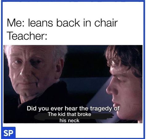 Prequel Memes, Star Wars Jokes, School Memes, Star Wars Humor, Meme Funny, Star Wars Memes, Funny Relatable Quotes, Hysterically Funny, English Teacher