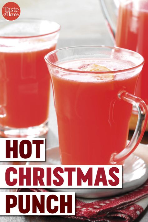 Hot Christmas Punch Christmas Hot Beverages, Warm Punch Recipes, Christmas Hot Drinks Recipes, White Christmas Punch Nonalcoholic, Percolator Punch, Hot Christmas Punch, Hot Punch Recipe, Non Alcoholic Fruit Punch, Warm Christmas Drinks