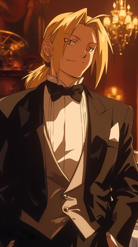 Anime Wedding Dress, Anime Suit, Ouran Highschool Host Club, Fullmetal Alchemist Edward, Anime Wedding, Ouran Host Club, Anime Jujutsu Kaisen, Edward Elric, Fullmetal Alchemist Brotherhood