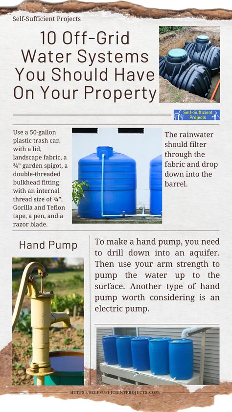 Well Water System Plumbing, Water Systems For Gardens, Water Capture System, Off Grid Water Filtration System, Off The Grid Water System, Gray Water Systems Diy, Off Grid Water System, Grey Water System Diy, Water Recycling System