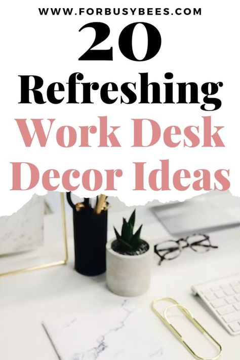 Office Desk Decor Cubicle, Work Desk Decor Ideas, Work Cubicle Decor Ideas, Desk Decor Ideas Office Cubicle, Office Cubicle Decorating Ideas, Desk Decor Cubicle, Desk Decor Ideas Office, Work Office Decor Ideas, Small Work Desk