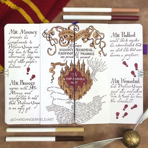 Harry Potter Bullet Journal, Bullet Journal Halloween, Harry Potter Scrapbook, Harry Potter Journal, Cover Harry Potter, Bullet Journal Month, Bullet Journal Cover Page, Sketch Journal, Hand Lettering Art