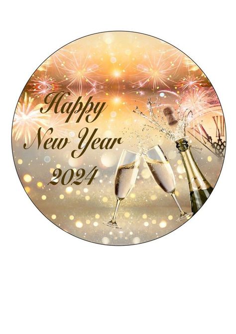 New Year Topper 2024, Newyear Cake 2024, 2024 New Year Cake Topper Printable, Happy New Year 2024 Cake Topper Printable, Happy New Year 2024 Cake Topper, Happy New Year Topper Printable, New Year Cake 2024, 2024 New Year, Happy New Year Cake Topper