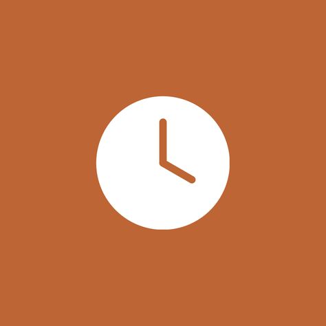 Fall Clock App Icon, Fall Phone Theme Icons, Orange Clock Icon, Fall Photos Icon, Autumn Icons Iphone, Fall Icons Autumn, Orange Ios, Ios Photo App, Autumn Widgets