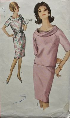 Vintage Sewing Pattern 1960s MAD MEN Dress by BluetreeSewingStudio, $12.00 60a Fashion, 1960s Clothing, Jewish Christmas, Sixties Style, Mad Men Dresses, 1960's Style, Patron Vintage, Vestidos Retro, Mom Party