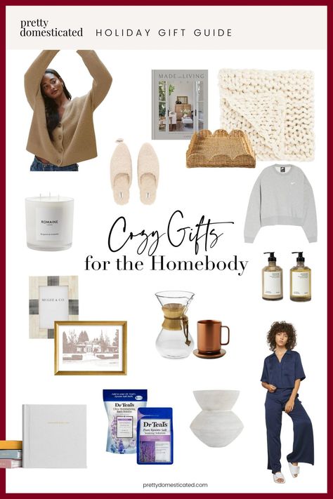 Homebody Essentials, Gifts For Homebodies, Homebody Gift Guide, Homebody Sweatshirt, Cozy Gift, Birthday Gift Ideas, Holiday Gift Guide, Gift Guide, Holiday Gifts