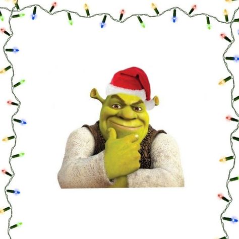 Merry Christmas Funny Pictures, Christmas Shrek, Funny Christmas Pfp, Shrek Christmas, Funny Merry Christmas Images, Merry Christmas Meme, Funny Christmas Pictures, Christmas Pfp, Old School Cartoons