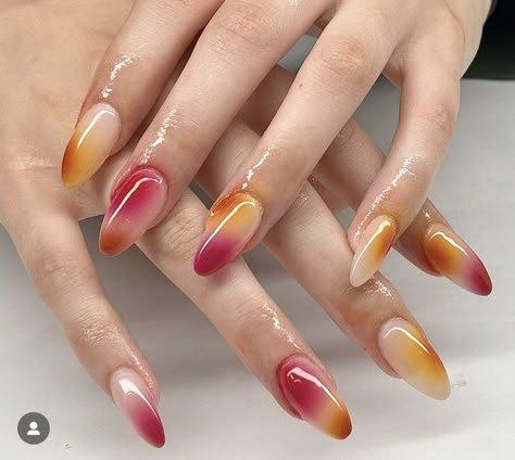 Aura Nail Designs, Aura Nail, Aura Nails, Broken Nails, Simple Gel Nails, Summery Nails, Classy Acrylic Nails, Cute Summer Nails, Funky Nails