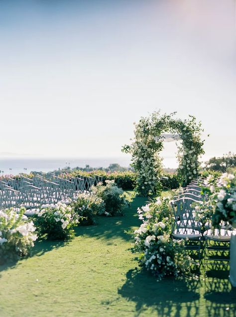 Wedding Recessional Songs, Romantic And Elegant Wedding, Pronovias Bridal, Nightclub Design, Wedding Ceremony Traditions, Ocean Wedding, Ceremony Design, Coastal California, November Wedding