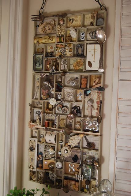 Shadow Box Kunst, Hantverk Diy, Printers Drawer, Shadow Box Art, Altered Boxes, Assemblage Art, Diy Vintage, Shadow Boxes, Displaying Collections