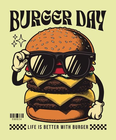 Burger T Shirt Design, Trill Burgers, T Shirt Design Template, Design Techniques, Pop T, Shirt Illustration, Stylish Fonts, Shirt Template, Background Remover