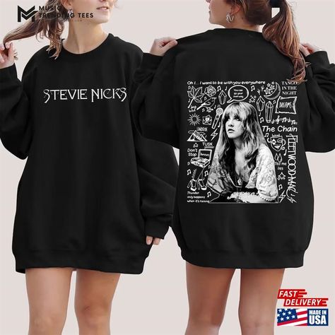 Vintage Retro Stevie Nicks Shirt On Tour 2024 T-Shirt Sweatshirt Check more at https://musictrendingtees.com/product/vintage-retro-stevie-nicks-shirt-on-tour-2024-t-shirt-sweatshirt/ Stevie Nicks Shirt, Stevie Nicks Songs, Stevie Nicks, Retro Vintage, Sweatshirts, T Shirt