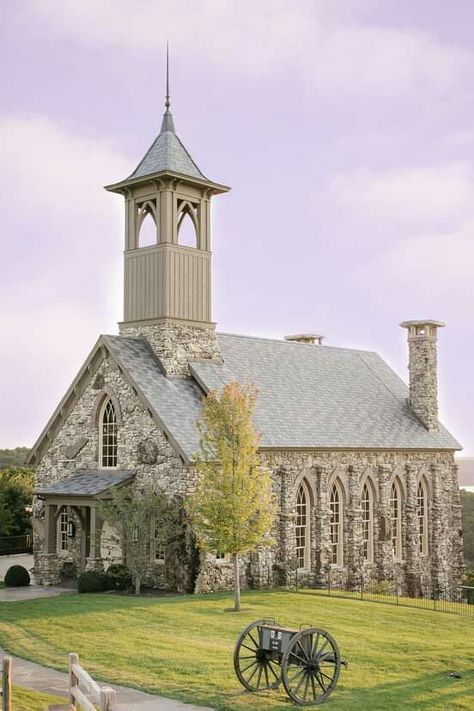 Elevated Wedding, Stone Chapel, Abandoned Churches, Old Country Churches, Missouri Wedding, Church Pictures, Take Me To Church, Scenic Photography, Old Churches