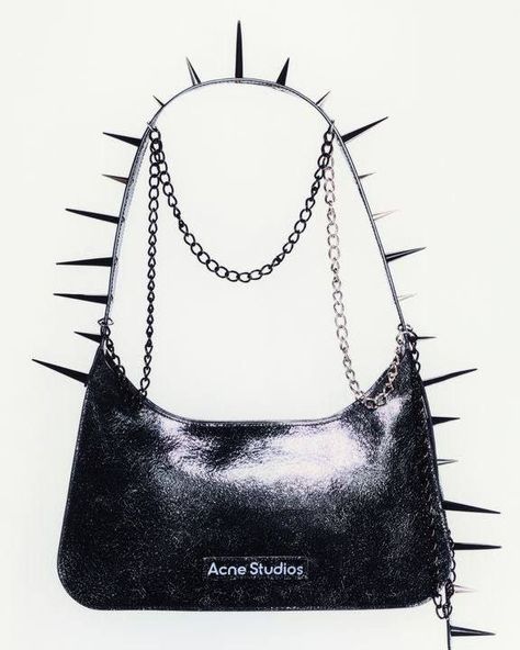 Acne Studios Bag, Spike Bag, Pretty Bags, Fashion Killa, Leather Shoulder Bag, Fashion News, Fashion Bags, Cool Outfits, Personal Style