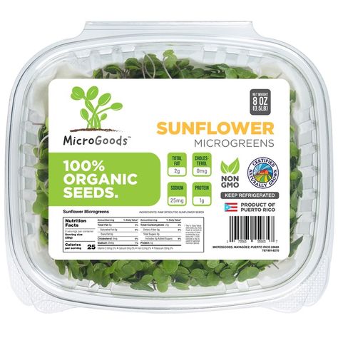 Winning microgreen label design by SHIFT-THINK Salad Label Design, Microgreens Packaging, Vegetables Packaging, Food Label Design, Microgreens Recipe, Salad Packaging, Vegetable Packaging, Growing Microgreens, Fruit Packaging