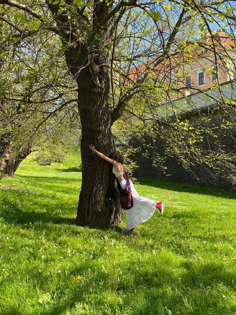 Tree Hugger Aesthetic, Nature Witch, Hippie Summer, Kindred Spirit, Kindred Spirits, Tree Hugger, Kitchen Witch, 2024 Vision, Positive Life