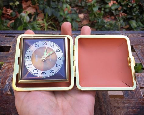 Vintage Linden Travel Alarm Clock in Working Condition with Glow in the Dark Dials Made in Korea Dark And Lovely, Big Numbers, Tone Face, Travel Alarm Clock, Shipping Boxes, Alarm Clock, In The Dark, Instagram Followers, Glow In The Dark