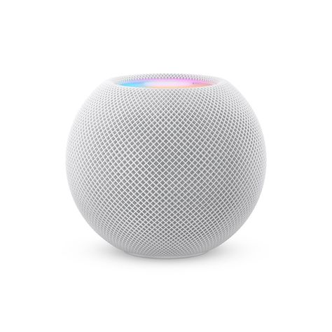 HomePod mini delivers unexpectedly big sound for its size. Multiple HomePod mini speakers around the house let family members communicate using Intercom and make a connected sound system.¹ Complete everyday tasks with Siri, the family’s intelligent assistant. Use HomePod mini to control your smart home.² All working seamlessly with your Apple devices—securely and privately.³ · Surprising sound for its size · Five colors to brighten up any space · Create a stereo pair with two HomePod mini speake Home Pod, Apple Homepod Mini, Homepod Mini, Apple Homepod, Pod House, Apple Home, Voice Recognition, Smart Home Design, Mini Apple