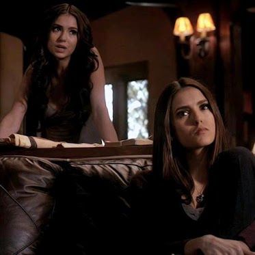 Katherine and Elena #Doppelganger Katherine And Elena, Tvd Character, Elena Gilbert Style, Katerina Petrova, Vampire Diaries Poster, Michael Trevino, The Vampire Diaries 3, Vampire Diaries Seasons, Allison Argent