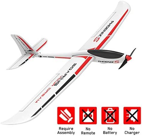 Ships within 24 Hours or Less! VOLANTEXRC Brushless RC Airplane PhoenixS 2.4GHz Remote Control Glider Plane with Durable Plastic Fuselage, 1.6M Wingspanfor Adults, Advanced Pilot (742-7 PNP) Shop at https://www.howdytoy.com/product/volantexrc-brushless-rc-airplane-phoenixs-2-4ghz-remote-control-glider-plane-with-durable-plastic-fuselage-1-6m-wingspanfor-adults-advanced-pilot-742-7-pnp Glider Plane, Rc Airplanes, Battery Charger, Remote Control, Ships