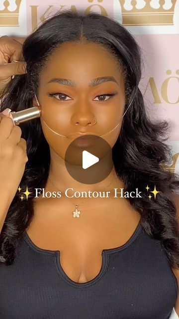 KKAÖ by KKB on Instagram: "If you don’t know where to contour , try this makeup hack✨ Save for later ✅  Floss contour hack  using @kkaobeauty Sunsculpt bronzing stick - Cinnamon Stick 🔪☀️😍 shop now for 50% OFF🥳 shopkkao.com  #makeuptutorial #makeuphacks #makeuptips #makeuptipsandtricks #nycmua #brooklynmua   Do you know where to contour?" Where To Contour, Bronzing Stick, Beauty Corner, Contour Stick, Save For Later, Don T Know, Makeup Tips, Makeup Tutorial, Cinnamon