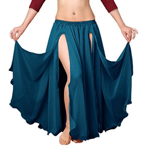 Costume inspiration for Burning Man: blue tribal skirt with slits #burningman Modelista Pattern, Fashion Props, Belly Dance Skirt, Faux Leather Pencil Skirt, Dance Skirt, Belly Dance Costumes, Long Skirts For Women, Beautiful Skirts, Burning Man