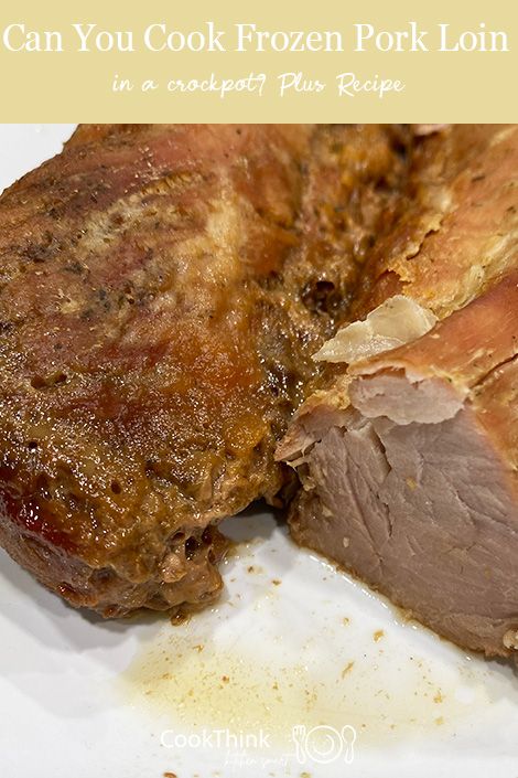 Frozen Pork Roast Crock Pot Recipes, Frozen Pork Loin Crock Pot Recipes, Pork Loin Instant Pot Frozen, Frozen Pork Loin Crock Pot, Instapot Frozen Pork Loin, Frozen Pork Loin Instant Pot, Bone In Pork Loin, Slow Cooker Pork Loin, Crockpot Pork Loin