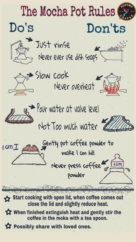 How To Use A Moka Pot, Moka Pot Recipes Drinks, Mocha Pot Coffee, Moka Pot Coffee Recipes, Bialetti Moka Pot, Moka Pot Aesthetic, Moka Recipe, Moka Pot Recipes, Coffee Moka Pot