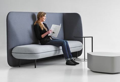 Soft Seating Office, Contemporary Office Furniture, Contemporary Office Desk, Ear Phones, Sleeping Pods, Creative Office Space, Open Space Office, Design Miami, Booth Seating