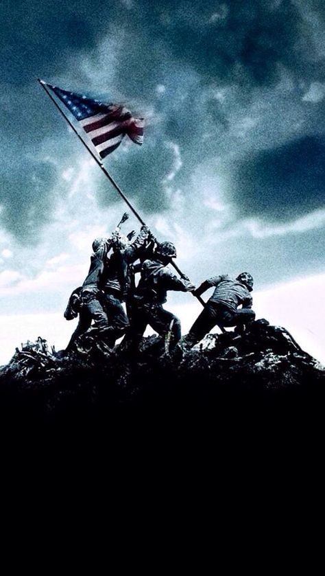 Soldiers raising of American USA flag on Iwo Jima | Flags of our fathers, Iwo, Battle of iwo jima Flags Of Our Fathers, Iwo Jima, American Flag, Flag