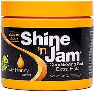 Shine N Jam Shine N Jam Conditioning Extra Hold With Honey, 16 Oz, 16 Ounce : Amazon.ca: Beauty & Personal Care Shine And Jam Gel, Shine And Jam, Shine N Jam, Strengthen Hair, Soft Waves, Styling Gel, Frizz Control, Promotes Hair Growth, Hair Gel