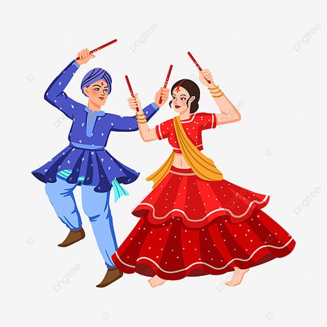 Garba Background, Rajasthan Dance, Dandiya Dance, Dance Cartoon, Christmas Wallpapers Tumblr, Dandiya Raas, Dance Png, Garba Outfit, Diwali Card