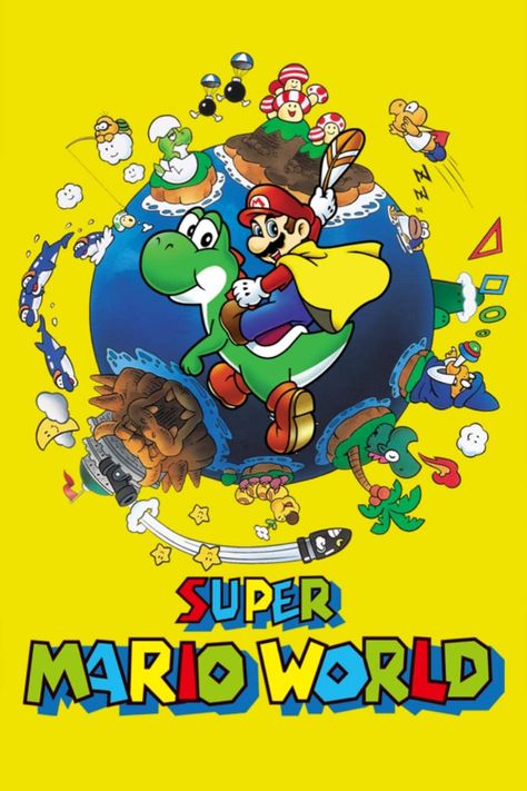 Super Mario World (1990) Mario Cosplay, King Koopa, Super Mario Games, Gaming Stuff, Mario Games, Super Mario World, Super Mario Art, Falling Kingdoms, Super Mario Brothers