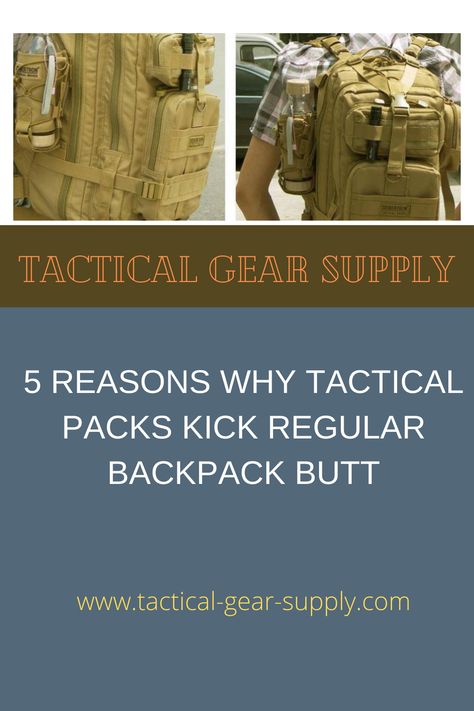 Some of these added features make tactical packs a better choice than regular backpacks. And the extra comfort, durability, and convenience you experience just might make you feel unstoppable. Tactical Backpack, Tactical Gear, Make You Feel, Backpacks