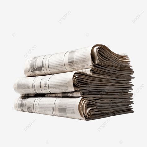 stack of newspapers isolated on white background clipping path included stack of newspapers isolat Stack Of Newspapers, Transparent Image, No Background, Png Transparent, Png Image, Newspaper, White Background, For Free, Clip Art