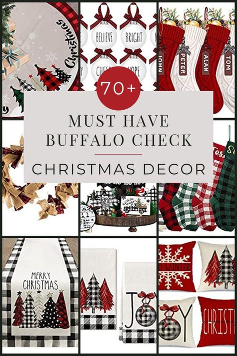 Buffalo Check Christmas Decor, Christmas Christ, Buffalo Check Christmas, Beautiful Farmhouse, Homemade Yogurt, Christmas Wonderland, Christmas 2024, Buffalo Check, Farmhouse Christmas