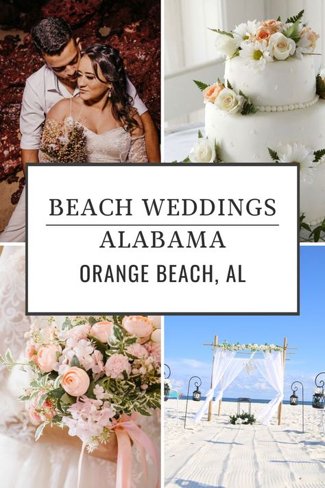 Orange Beach Wedding, Fall Beach Wedding, Alabama Wedding Venues, Beach Wedding Ceremony, Diy Your Wedding, Alabama Beaches, All Inclusive Wedding Packages, Dream Beach Wedding, Orange Beach Alabama